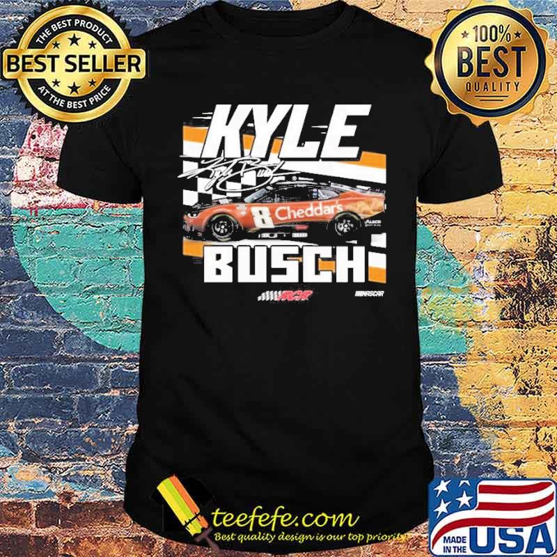 Kyle Busch Checkered Flag Black Fast Or Last signature Shirt Unisex Kyle Busch Checkered Flag Black Fast Or Last signature Shirt Unisex