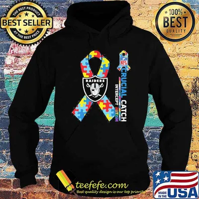 Las Vegas Raiders Crucial catch intercept Autism NFL shirt