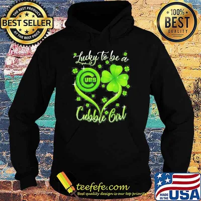 Lucky to be a Cubbie girl Cubs St.Patrick's day shirt