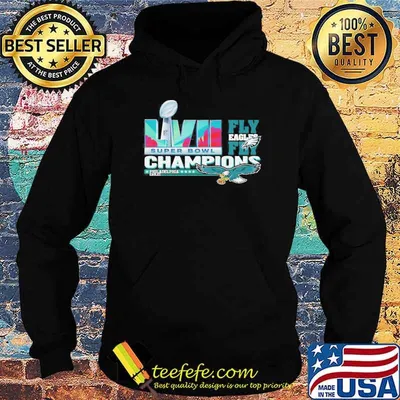 LVII Super bowl champions fly Philadelphia Eagles shirt
