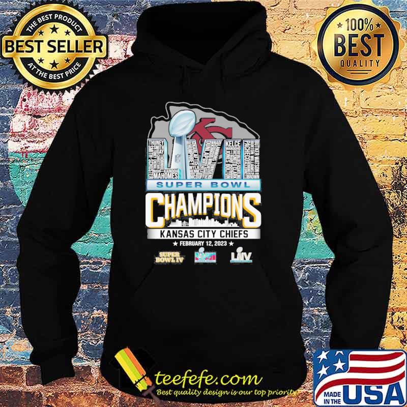 LVII Super bowl champions Kansas city Chiefs February 12,2023 shirt LVII Super bowl champions Kansas city Chiefs February 12,2023 shirt