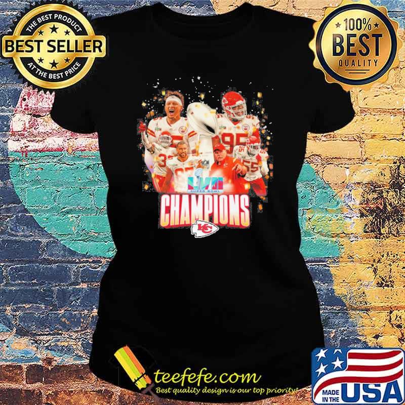 LVII Super Bowl champions Kansas city Chiefs football s Ladies tee LVII Super Bowl champions Kansas city Chiefs football s Ladies tee