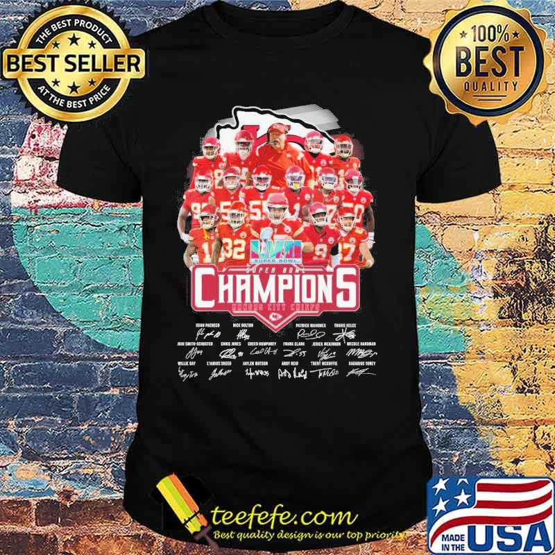 LVII Super bowl champions Kansas city chiefs football signatures s Unisex LVII Super bowl champions Kansas city chiefs football signatures s Unisex