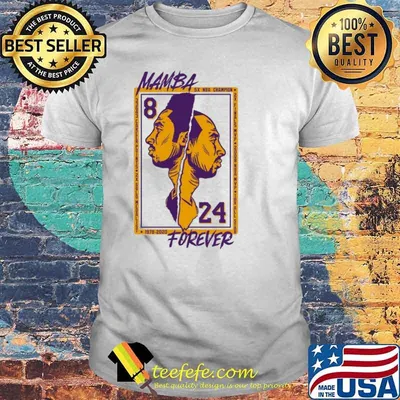 Mamba forever 5x NBA Champion 24 1978-2020 shirt