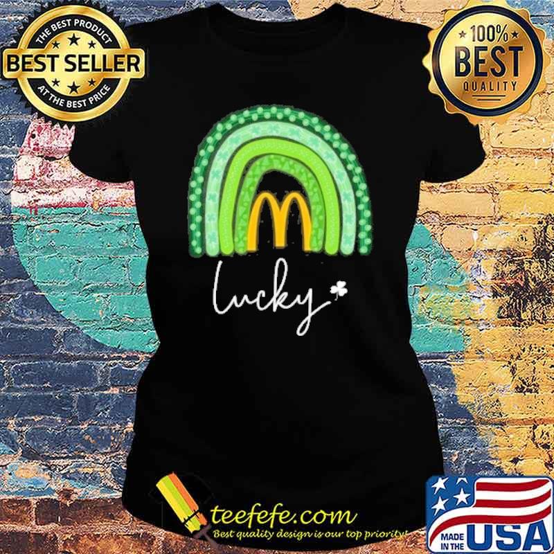 McDonald's lucky St Partrick's day s Ladies tee McDonald's lucky St Partrick's day s Ladies tee