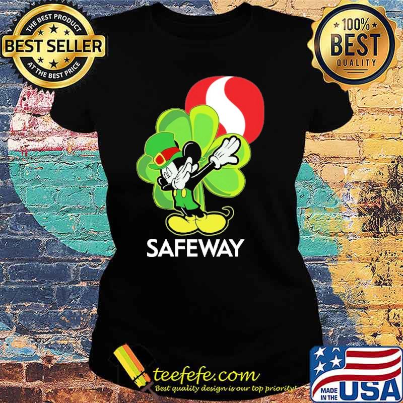 Mickey dabbing Safeway St.Patrick's day s Ladies tee Mickey dabbing Safeway St.Patrick's day s Ladies tee
