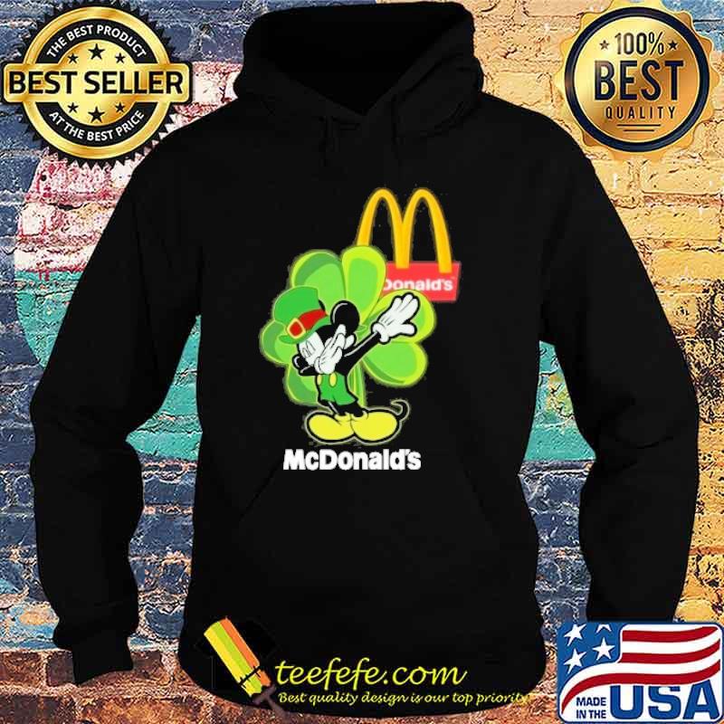 Mickey St.Patrick's day dabbing McDonald's shirt