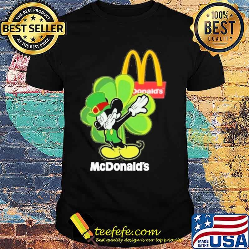 Mickey St.Patrick's day dabbing McDonald's s Unisex Mickey St.Patrick's day dabbing McDonald's s Unisex