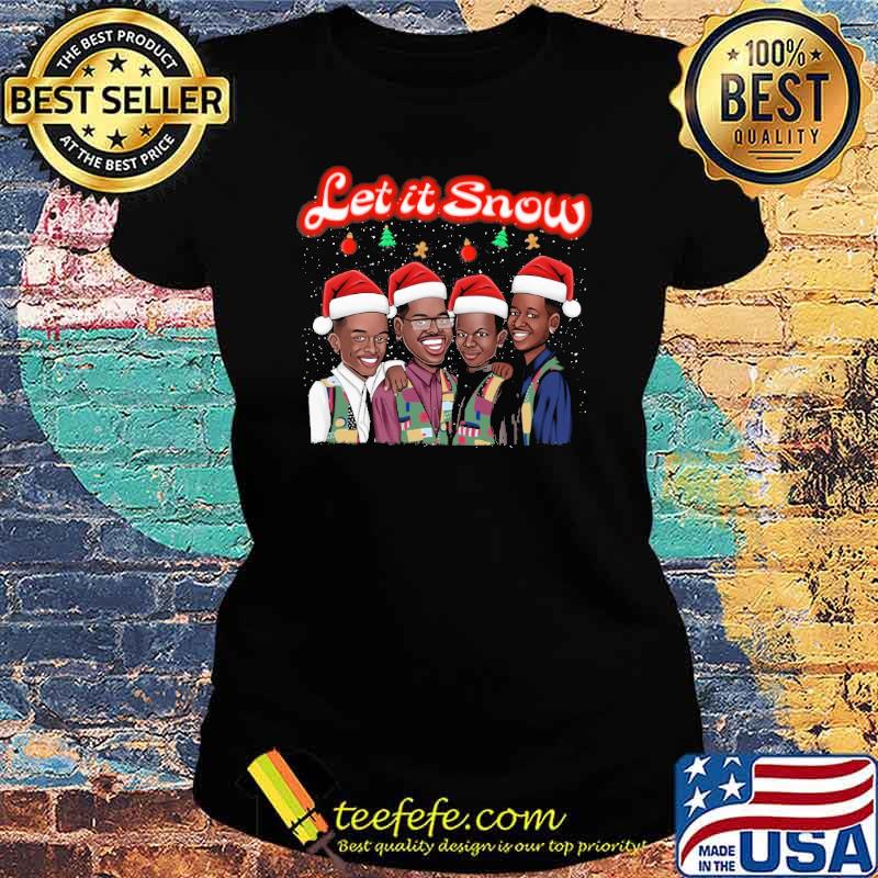Naptural Culture - Let It Snow Christmas Art LeBron James s Ladies tee Naptural Culture - Let It Snow Christmas Art LeBron James s Ladies tee