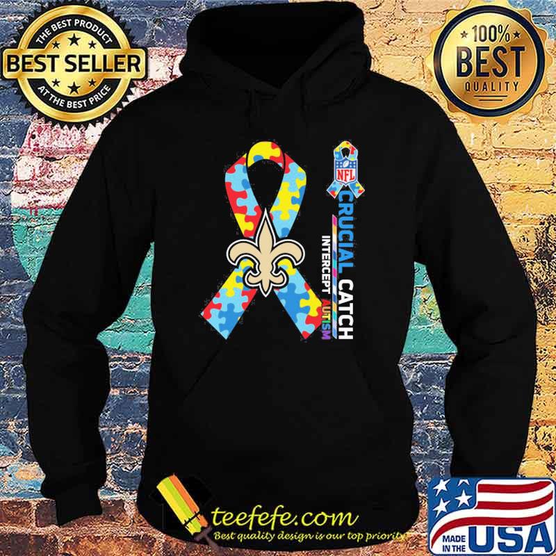 New England Patriots NFL Crucial Catch Intercept Autism shirt t