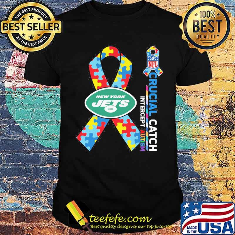 New York Jets Crucial catch intercept Autism NFL s Unisex New York Jets Crucial catch intercept Autism NFL s Unisex
