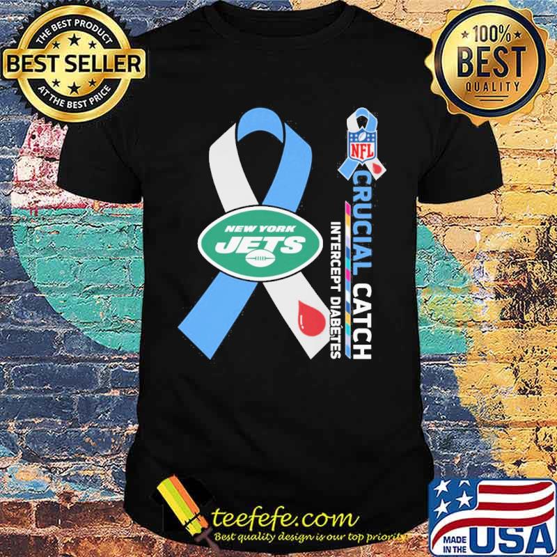 New York Jets Crucial catch intercept Diabetes NFL s Unisex New York Jets Crucial catch intercept Diabetes NFL s Unisex