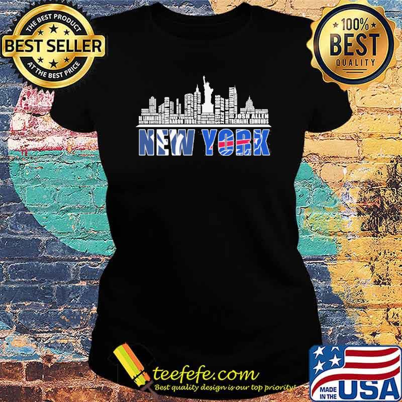 New York Yankees and Buffalo Bills Josh Allen s Ladies tee New York Yankees and Buffalo Bills Josh Allen s Ladies tee