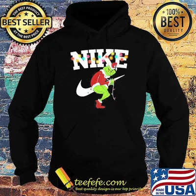 Nike Grinch Christmas light shirt