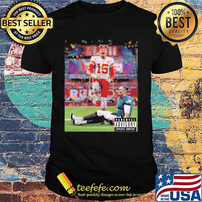 Parental advisory explicit content Kansas city Chiefs and Eagles s Unisex Parental advisory explicit content Kansas city Chiefs and Eagles s Unisex