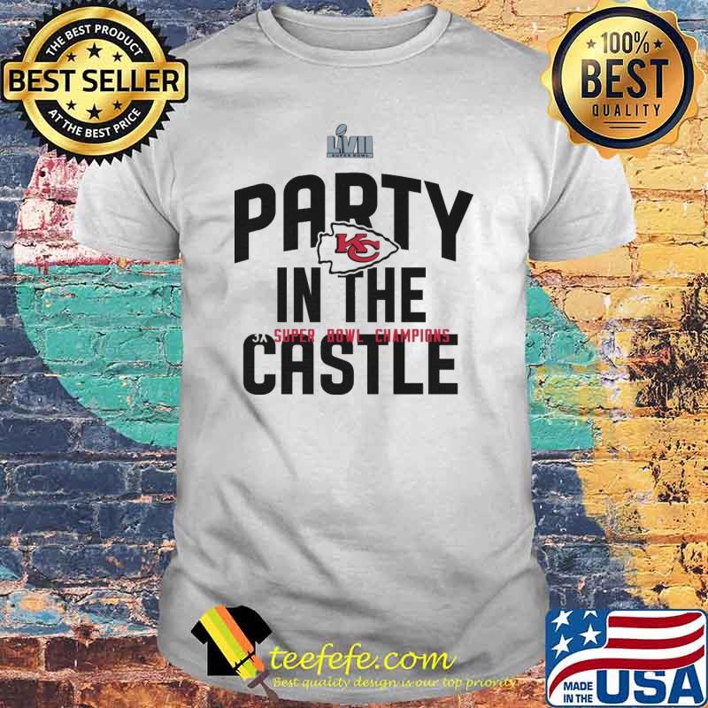 Party in the castle Kansas city Chiefs super bowl champions shirt Party in the castle Kansas city Chiefs super bowl champions shirt