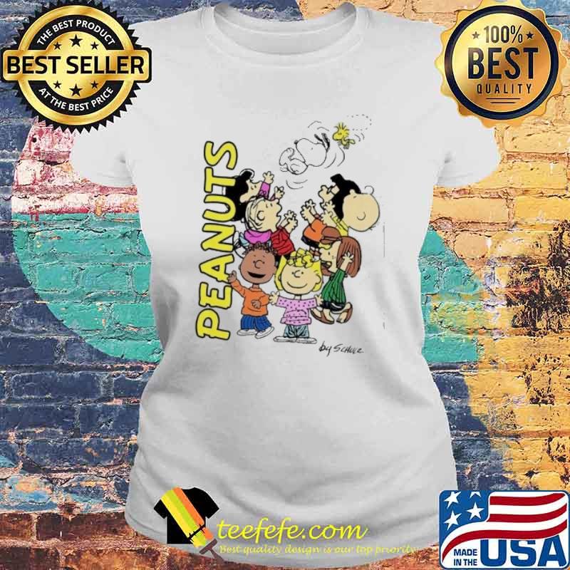 Peanuts snoopy charlie brown woodstock and friends cartoon film s Laides tee Peanuts snoopy charlie brown woodstock and friends cartoon film s Laides tee