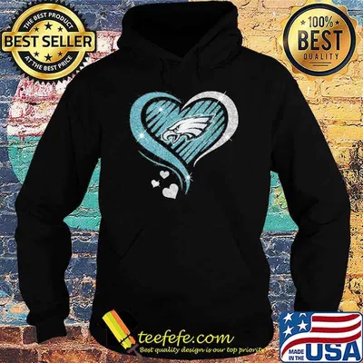 Philadephia Eagles heart love diamond shirt