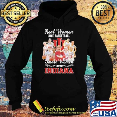 Real women love basketball smart women love the Indiana signatures shirt