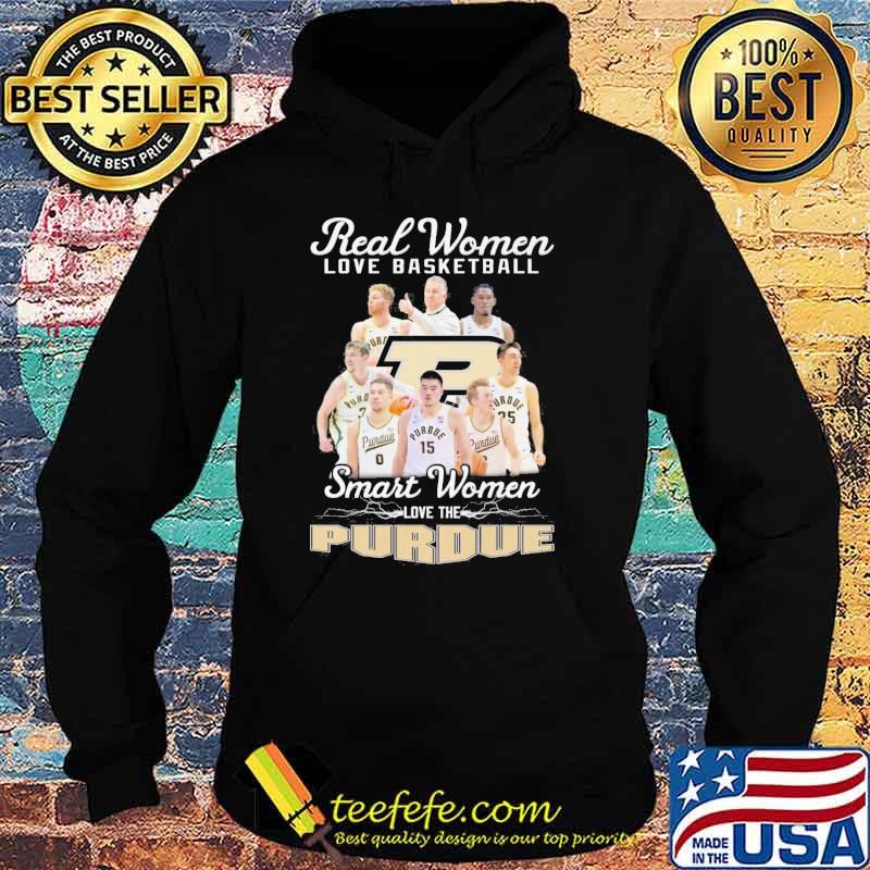 Real women love basketball smart women love the Purdue shirt
