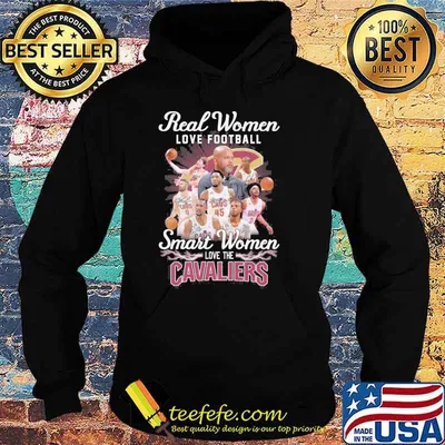 Real women love football smart women love the Cavaliers signatures shirt