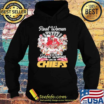 Real women love football smart women love the Chiefs signatures sport shirt