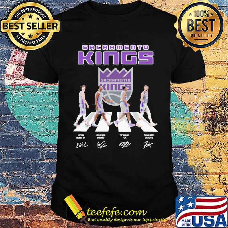 Sacramento Kings Walking Abbey Road Kevin Huerter signatures s Unisex Sacramento Kings Walking Abbey Road Kevin Huerter signatures s Unisex