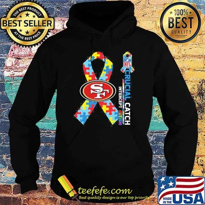San Francisco 49ers Crucial catch intercept Autism NFL shirt