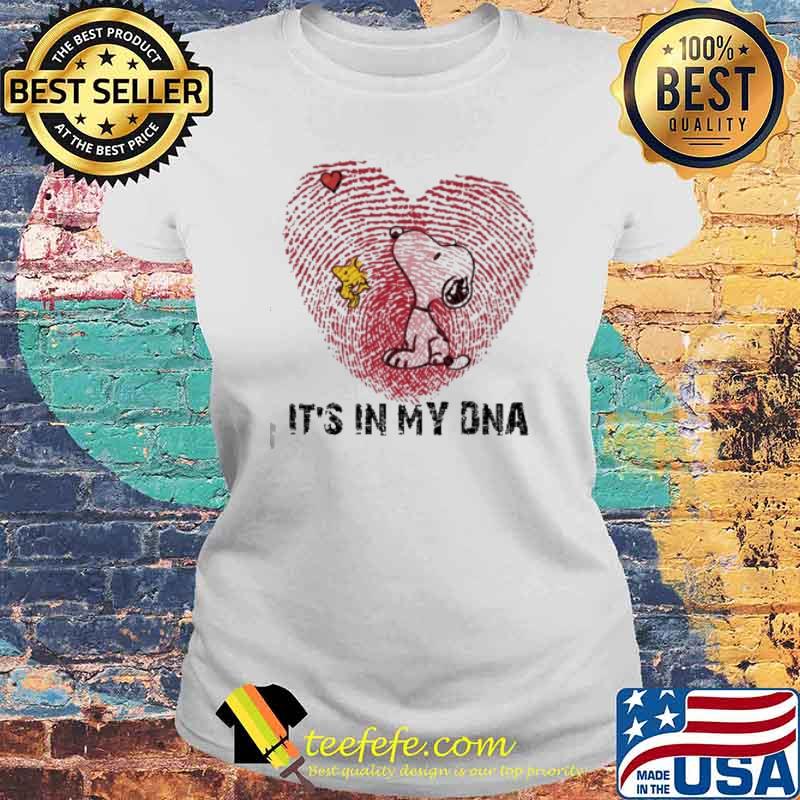 Snoopy and woodstock it's in my DNA s Laides tee Snoopy and woodstock it's in my DNA s Laides tee