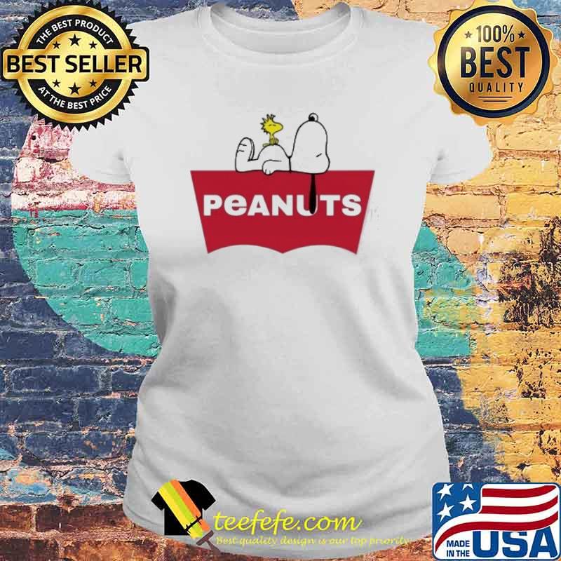 Snoopy and woodstock Peanuts s Laides tee Snoopy and woodstock Peanuts s Laides tee