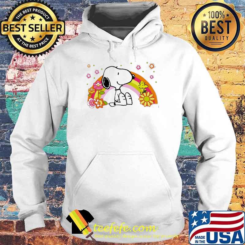 Snoopy and woodstock rainbow flower s Hoodie Snoopy and woodstock rainbow flower s Hoodie