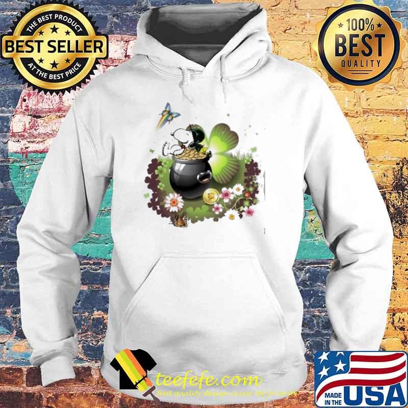 Snoopy and woodstocks sleep on gold St Partrick's day s Hoodie Snoopy and woodstocks sleep on gold St Partrick's day s Hoodie