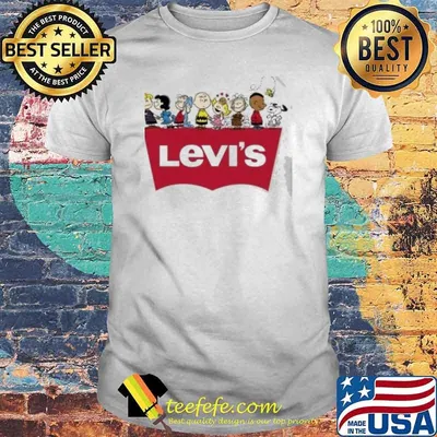 Snoopy woodstock and friends Levi's shirt