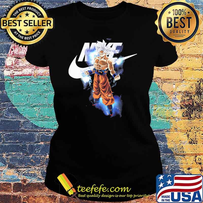 Son Goku Nike cartoon s Ladies tee Son Goku Nike cartoon s Ladies tee