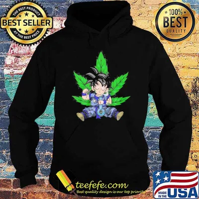 Son Goku weed cartoon shirt