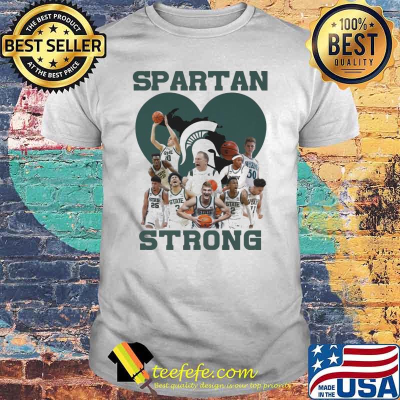 Spartan strong heart player shirt