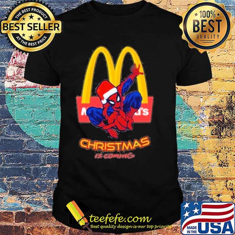 Spiderman christmas is coming McDonald's s Unisex Spiderman christmas is coming McDonald's s Unisex