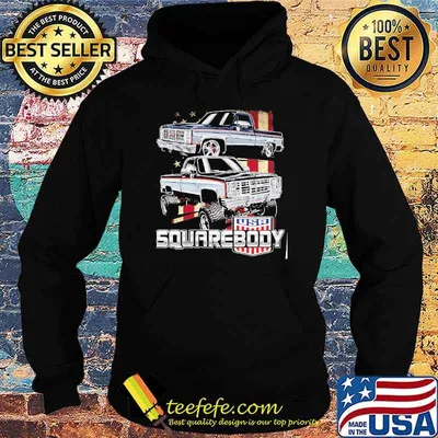 Square Body USA America flag shirt