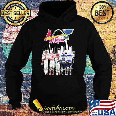 St. Louis Cardinals and St. Louis Blues signatures shirt