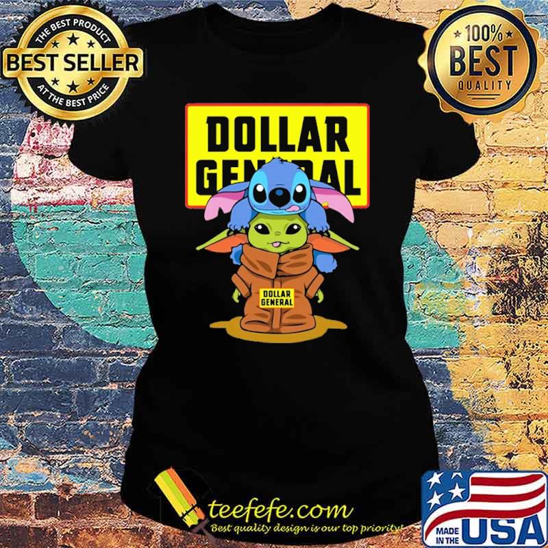 Stitch and Baby yoda Dollar General s Ladies tee Stitch and Baby yoda Dollar General s Ladies tee