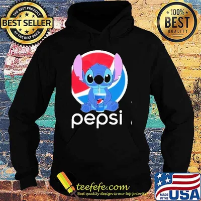 Stitch hug Pepsi shirt