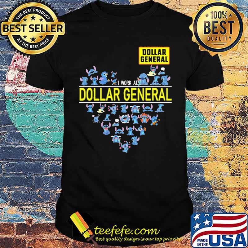 Stitch I work at Dollar General sorry heart s Unisex Stitch I work at Dollar General sorry heart s Unisex