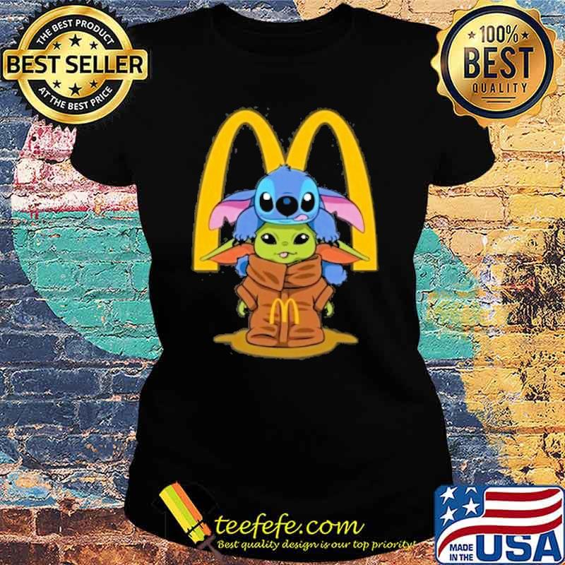 Stitch yoda MCDonald s Ladies tee Stitch yoda MCDonald s Ladies tee