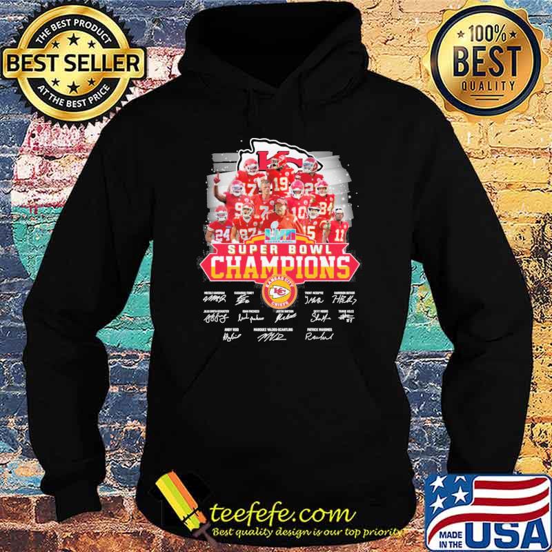 Super Bowl Champions Shirt, Kansas City Chiefs Signatures Tee - Bring Your  Ideas, Thoughts And Imaginations Into Reality Today