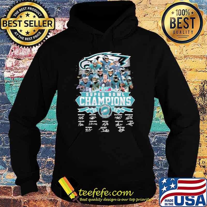 Super Bowl champions Philadelphia Eagles 2023 signatures s Hoodie Super Bowl champions Philadelphia Eagles 2023 signatures s Hoodie
