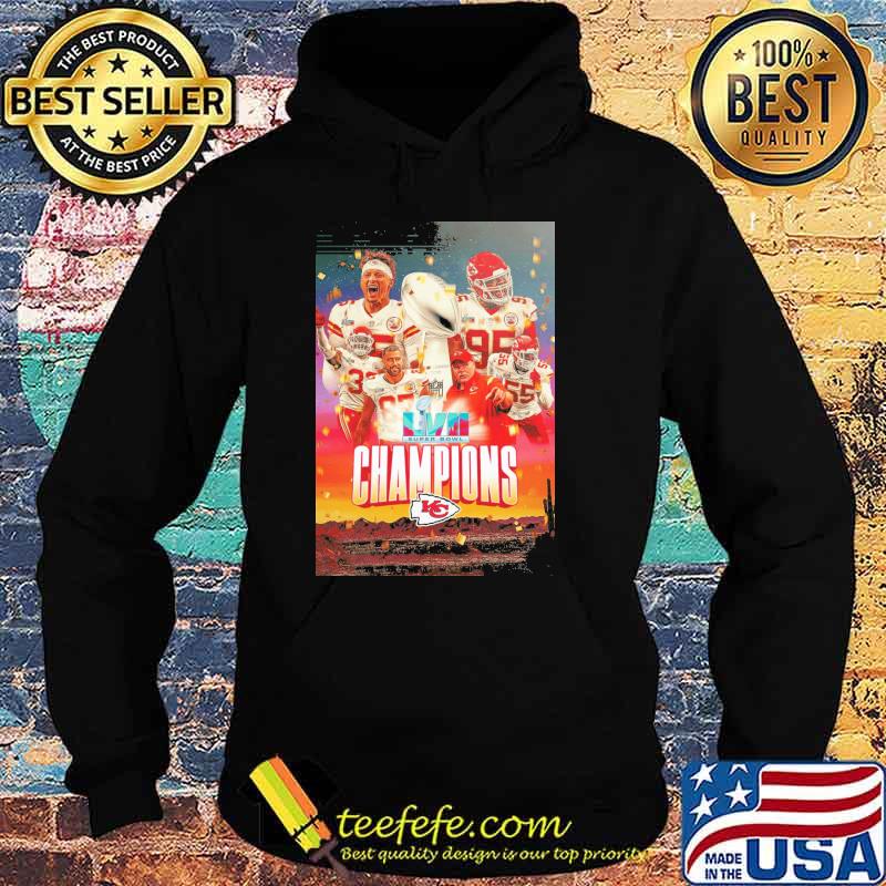 Super bowl LVII champions Kansas city Chiefs poster sport shirt