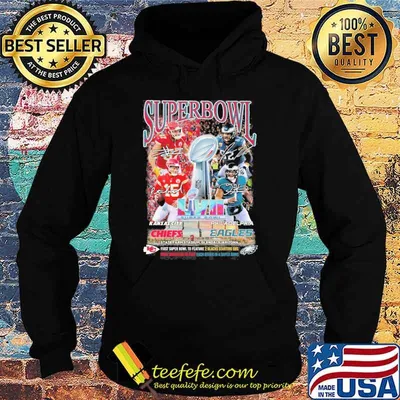 Super bowl LVII Kansas city Chiefs Philadelphia Eagles signatures shirt