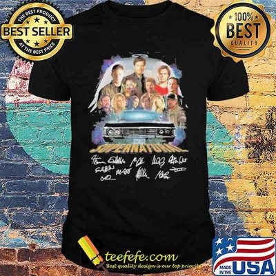 Supernatural Film signatures shirt