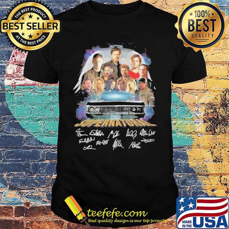 Supernatural Film signatures shirt Supernatural Film signatures shirt
