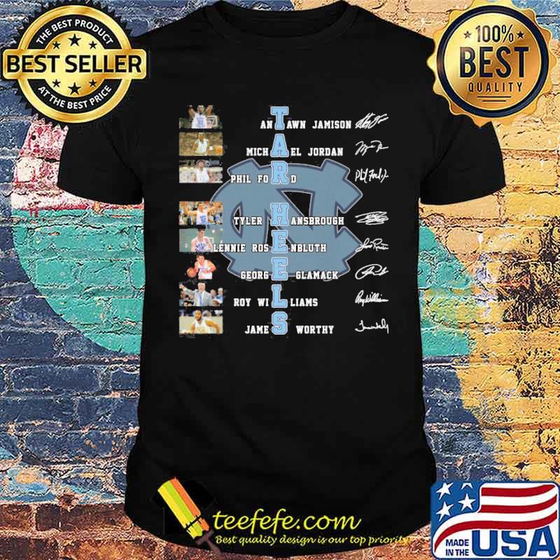Tar Heels Antawn Jamison Michael Jordan signatures s Unisex Tar Heels Antawn Jamison Michael Jordan signatures s Unisex